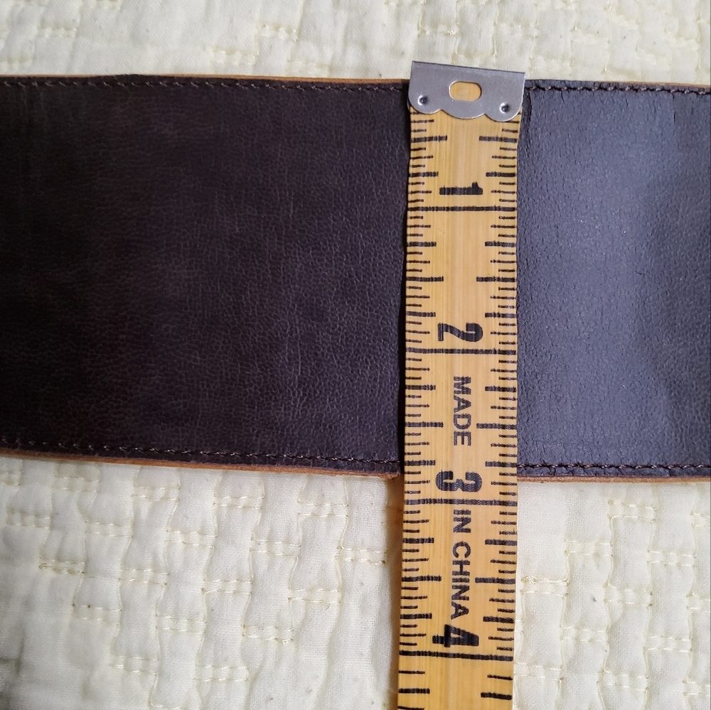 Cuir Veritable Made in France Equestrian Belt Size M - Picture 8 of 11